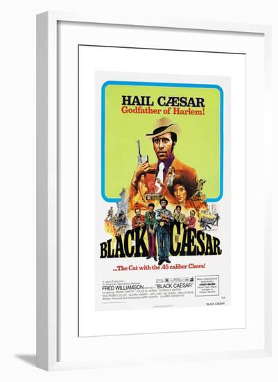 Black Caesar, Fred  Williamson, 1973-null-Framed Art Print