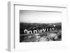 Black California Series - Hollywood Sign by Night-Philippe Hugonnard-Framed Photographic Print