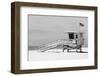 Black California Series - L.A Lifeguard Tower-Philippe Hugonnard-Framed Photographic Print