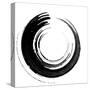 Black Calligraphic Brush-oriontrail2-Stretched Canvas