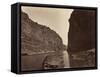 Black Cañon, Colorado River, Looking Below, Near Camp 7, 1871-Timothy O'Sullivan-Framed Stretched Canvas