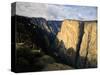 Black Canyon of the Gunnison National Monument on the Gunnison River From Near East Portal, CO-Bernard Friel-Stretched Canvas