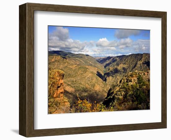 Black Canyon of the Gunnison National Monument on the Gunnison River From Near East Portal, CO-Bernard Friel-Framed Photographic Print