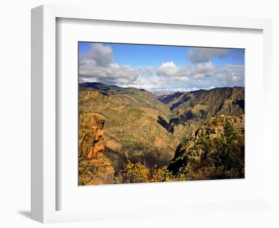 Black Canyon of the Gunnison National Monument on the Gunnison River From Near East Portal, CO-Bernard Friel-Framed Photographic Print