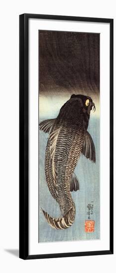 Black Carp-Kuniyoshi Utagawa-Framed Premium Giclee Print