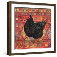 Black Carpet Chicken, 1995-Ditz-Framed Giclee Print