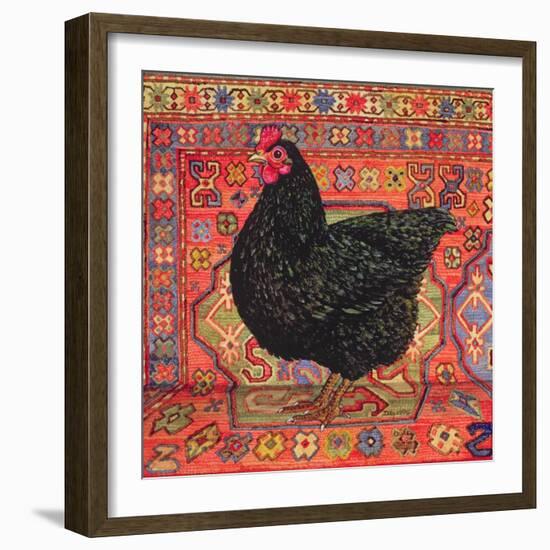 Black Carpet Chicken, 1995-Ditz-Framed Giclee Print