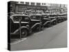 Black Cars and Meters, Omaha, Nebraska, c.1938-John Vachon-Stretched Canvas