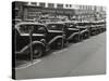 Black Cars and Meters, Omaha, Nebraska, c.1938-John Vachon-Stretched Canvas