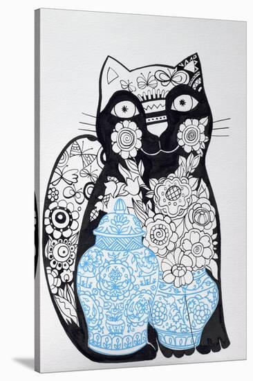 Black Cat 1-Oxana Zaika-Stretched Canvas