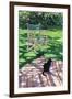 Black Cat and Dappling, 1986-Lucy Willis-Framed Giclee Print