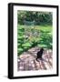 Black Cat and Dappling, 1986-Lucy Willis-Framed Giclee Print