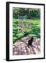 Black Cat and Dappling, 1986-Lucy Willis-Framed Giclee Print