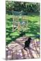 Black Cat and Dappling, 1986-Lucy Willis-Mounted Giclee Print