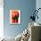 Black Cat and Moon-null-Mounted Art Print displayed on a wall