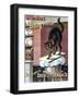 Black Cat Baking Powder-Tom Captain-Framed Art Print