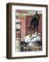 Black Cat Baking Powder-Tom Captain-Framed Art Print