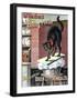 Black Cat Baking Powder-Tom Captain-Framed Art Print