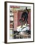 Black Cat Baking Powder-Tom Captain-Framed Art Print