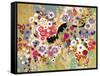 Black Cat Garden-Natasha Wescoat-Framed Stretched Canvas