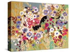 Black Cat Garden-Natasha Wescoat-Stretched Canvas