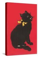 Black Cat Graphic-null-Stretched Canvas