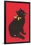 Black Cat Graphic-null-Framed Art Print