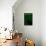 Black Cat in Green-Ikuko Kowada-Framed Stretched Canvas displayed on a wall