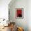 Black Cat in Red-Ikuko Kowada-Framed Giclee Print displayed on a wall