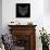 Black Cat Polygon-Lisa Kroll-Art Print displayed on a wall