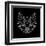 Black Cat Polygon-Lisa Kroll-Framed Art Print