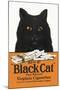 Black Cat Pure Matured Virginia Cigarettes-null-Mounted Art Print