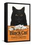 Black Cat Pure Matured Virginia Cigarettes-null-Framed Stretched Canvas