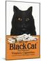 Black Cat Pure Matured Virginia Cigarettes-null-Mounted Art Print