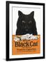 Black Cat Pure Matured Virginia Cigarettes-null-Framed Art Print