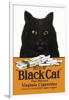 Black Cat Pure Matured Virginia Cigarettes-null-Framed Art Print