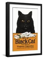 Black Cat Pure Matured Virginia Cigarettes-null-Framed Art Print