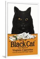 Black Cat Pure Matured Virginia Cigarettes-null-Framed Premium Giclee Print