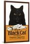 Black Cat Pure Matured Virginia Cigarettes-null-Framed Premium Giclee Print