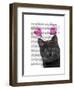 Black Cat Valentines-Fab Funky-Framed Art Print