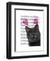 Black Cat Valentines-Fab Funky-Framed Art Print