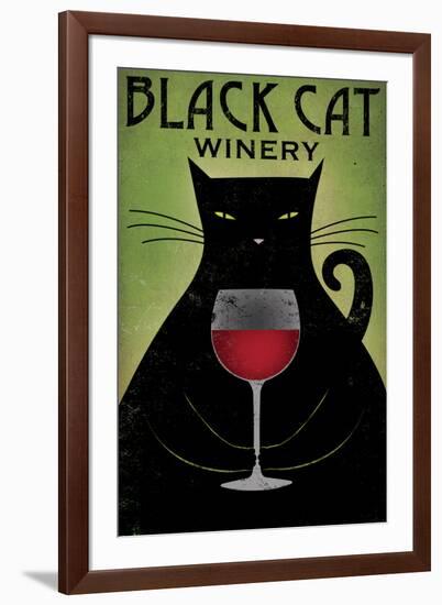 Black Cat Winery-Ryan Fowler-Framed Art Print