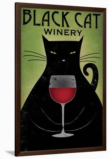 Black Cat Winery-Ryan Fowler-Framed Art Print