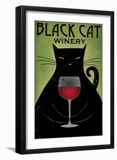 Black Cat Winery-Ryan Fowler-Framed Art Print