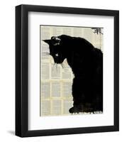 Black Cat-Loui Jover-Framed Art Print