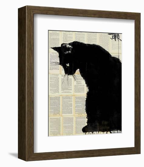 Black Cat-Loui Jover-Framed Art Print