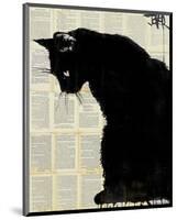 Black Cat-Loui Jover-Mounted Art Print