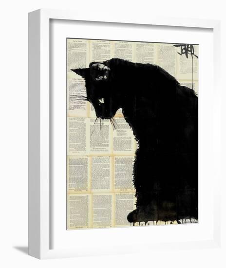 Black Cat-Loui Jover-Framed Art Print
