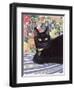 Black Cat-Anne Robinson-Framed Giclee Print
