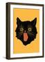 Black Cat-null-Framed Art Print